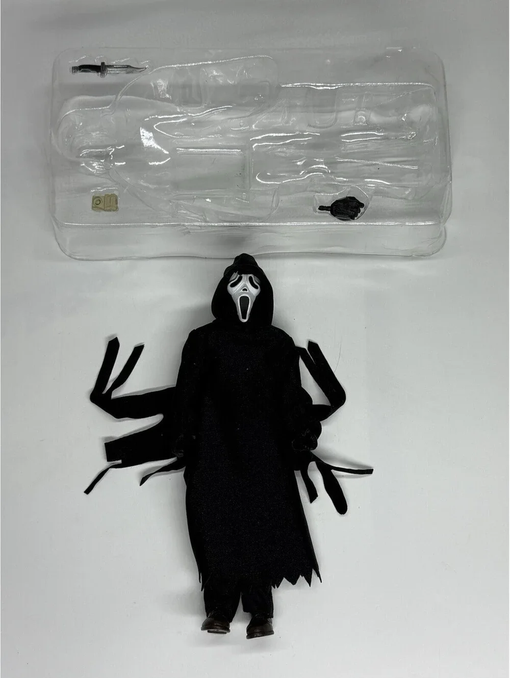 Ghost Face Scream Fun World Action Figure Complete No Box Horror 8 Inches